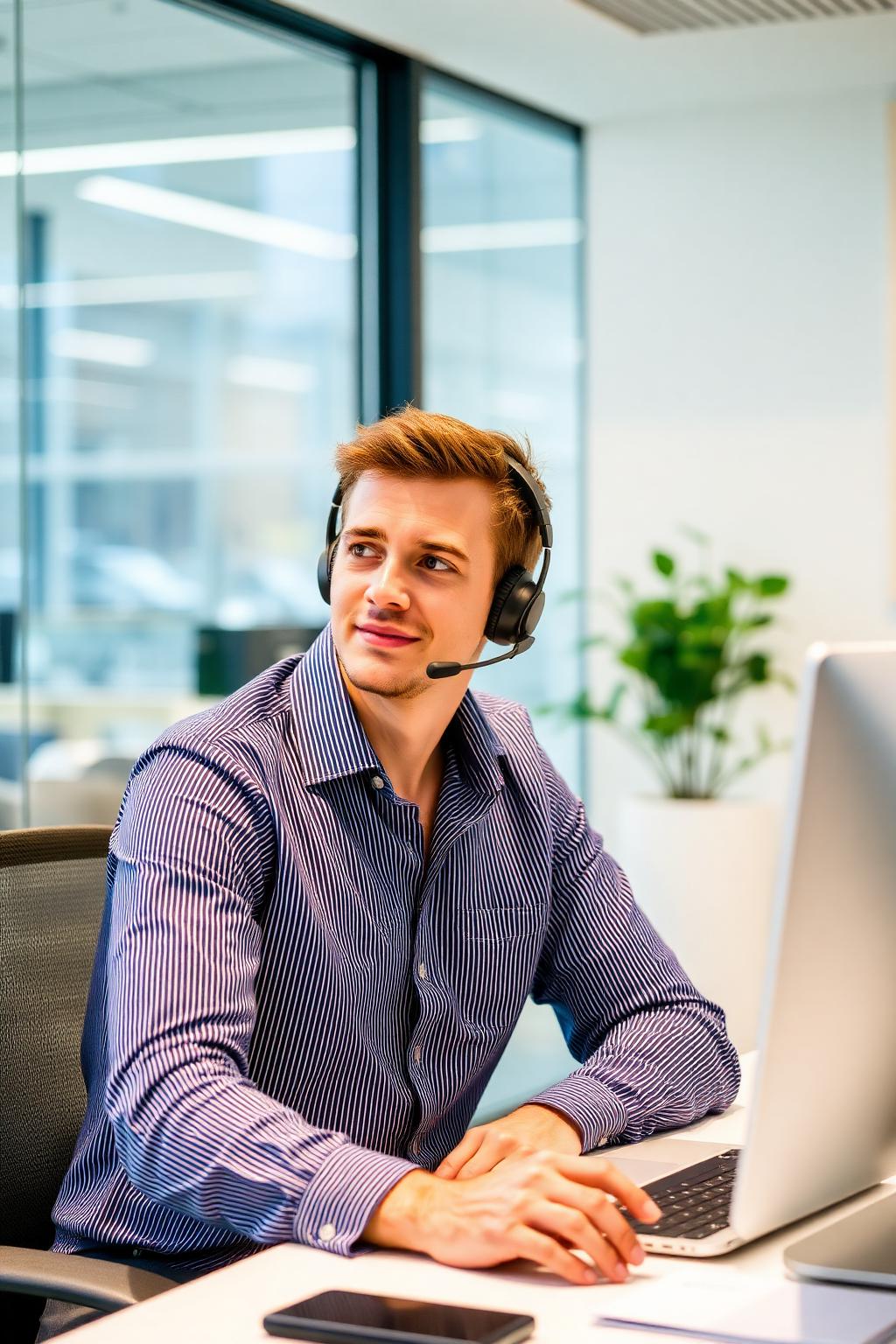 A phone conversation ahead of a consultation